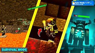 Top 3 Mods For Minecraft PE For Survival left hand torch