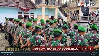 Kepala Desa di Garut Didemo Personel TNI-Polri Jaga Ketat Amankan Unjuk Rasa Agar Berjalan Kondusif