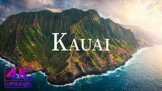 FLYING OVER KAUAI  4K UHD  • Stunning Footage Scenic Relaxation Film with Calming Music