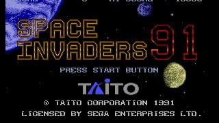 Mega Drive Longplay 204 Space Invaders 91