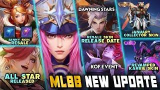 MLBB DEC 2023 - MAY 2024 UPDATE  RESALE LIMITED SKIN  DAWNING STARS & KOF EVENT RETURN #whatsnext