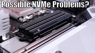 Problems with NVMe SSDs and motherboards that you need to know