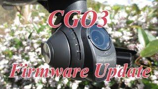 Yuneec Q500 4K CGO3 Camera Firmware Update