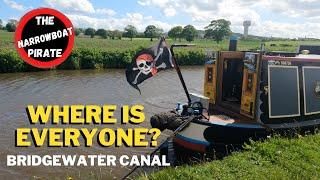 Getting blown on the Bridgewater Canal  Solo Narrowboat Adventure Ep 57