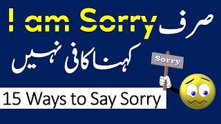 17 Different ways to say Sorry with Urdu Translation  Vocabineer