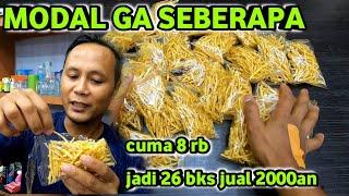 IDE BISNIS GILA... CUMA MODAL GINIAN 8 RB PERAK JADI 26 BUNGKUS JUAL 2000an