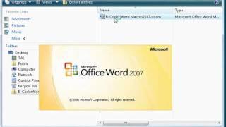 Install B-Coder Add-ins for Microsoft Word 2007 - 2013