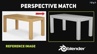 Camera Perspective Matching in Blender No Addons Needed