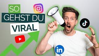 Die besten SOCIAL MEDIA TOOLS um VIRAL zu gehen