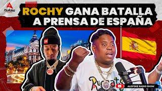 ROCHY RD LE GANA LA BATALLA A LA PRENSA DE ESPAÑA EL DESPELUÑE CON DJ TOPO