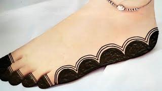 Most Beautiful Stylish Feet Mehndi design Simple  Leg Mehndi design  henna\Mehendi designs