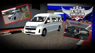 Toyota Hiace GL Grandia Tourer 2021 BUSSID MOD