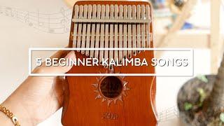 5 Easy Beginner Kalimba Songs Tutorial