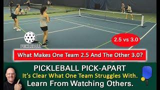 Pickleball Analysis What Sets These Teams Apart?   Learn By Watching Others