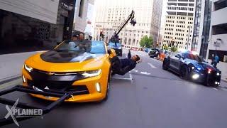 Inside New Transformers Movie -  Dangerous Stunts & Pyrotechnics