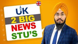 UK   2 BIG NEWS STU’s  STUDY VISA UPDATES 2024  USA CANADA UK