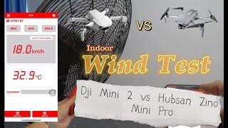 Dji Mini 2 vs Hubsan Zino Mini Pro Indoor Wind Test shot on Insta360 One R Leica Edition