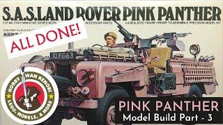 Plastic Scale Model Build - Tamiya Pink Panther 135 - Part 3 Artist Oils Completed.