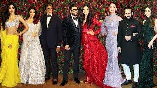 Deepika Padukone- Ranveer Singhs Star Studded Reception Full HD Video  Part 1