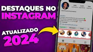 COMO COLOCAR o DESTAQUE no INSTAGRAM? - PASSO A PASSO  NEGÓCIOS DE SUCESSO