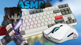 Keyboard ASMR + Mouse Sounds  Hypixel Bedwars