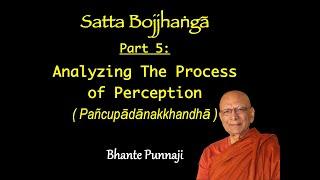 Satta Bojjhaṅgā Part 5 Analyzing The Process of Perception Pañcupādānakkhandhā by Bhante Punnaji