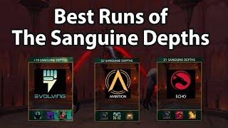 Best Runs of The Sanguine Depths in MDI  World of Warcraft Shadowlands Season 2