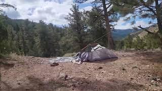 Off road 4x4 driving up the mountain VW Atlas in Idaho Springs Colorado