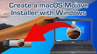 How to create a macOS 10.14.6 Mojave Installer with Windows #macOS #Mojave #10.14.6 #Flash #Drive