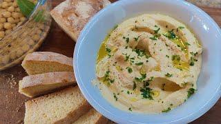 HUMMUS DI CECI ricetta hummus UN SOLO PASSAGGIO ricetta facile hummus di ceci humus umus