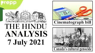 The Hindu Newspaper Analysis  7 July 2021  UPSC CSEIAS  Current Affairs