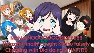 MAMA NOOOOOOO  Nozomi finally caught Kurisu falsely cheating with Dia doing what??