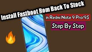 How To Flash Fastboot Rom in Redmi Note 9 Pro9S  Full Step By Step Process 