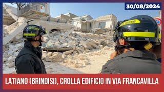 Latiano Brindisi building collapses in via Francavilla