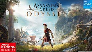 Assassins Creed Odyssey Native 1080p Ultra Settings Test  RX 6700XT + I5 11400  16GB RAM
