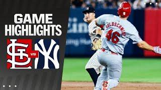 Cardinals vs. Yankees Game Highlights 83024  MLB Highlights