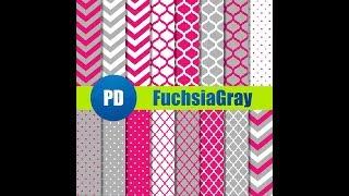 Papel Digital FushiaGrey DESCARGA GRATIS