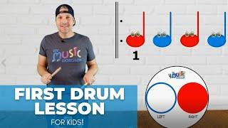 Easy First Drum Lesson - For Kids