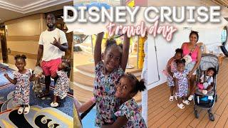 TRAVEL VLOG 2022  OUR FIRST FAMILY CRUISE  Disney cruise line vlog 2022