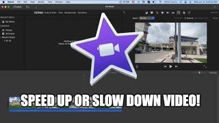 How To Speed Up or Slow Down Video in iMovie for Mac  Preserve Pitch  EASY Tutorial 2024