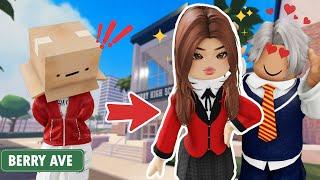  MASK GIRL EP 1 Girl Wont Show Face At School  Roblox Music Video