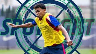  SPOTLIGHT ON LAMINE YAMAL in TRAINING  FC Barcelona 