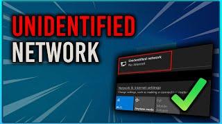 How To Fix Unidentified Network in Windows 1011