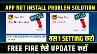 FREE FIRE APP NOT INSTALLED PROBLEM OBB ERROR PROBLEM HOW TO UPDATE NORMAL FREE FIRE OB41 UPDATE