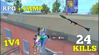 24 KILLS  SOLO VS SQUAD FULL GAMEPLAY - PUBG MOBILE LITE BGMI LITE