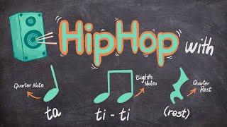 Easy Rhythm Exercise 3 PlayAlong Ta TiTi Rest - HIP HOP Version #musiceducationforkids