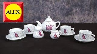 Chasing Butterflies Ceramic Tea Set from Alex Toys