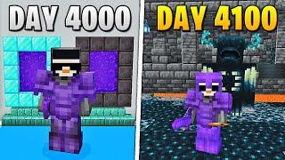 I Survived 4100 Days in HARDCORE Minecraft...