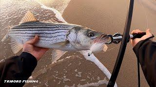 Surf Fishing with Bucktail & How I Use it  Fall Run Finally Picks Up