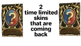 2 Time - Limited S skins coming back for 3rd Anniversary + more info  Identity V